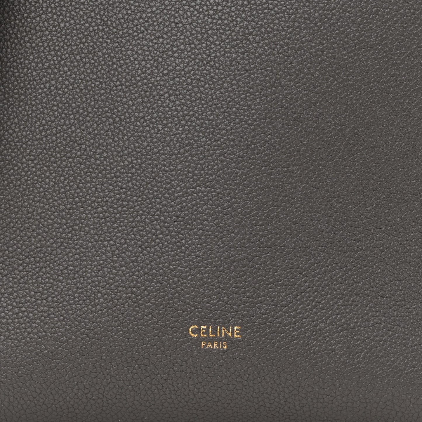 Soft Grained Calfskin Small Sangle Bucket Bag Kohl