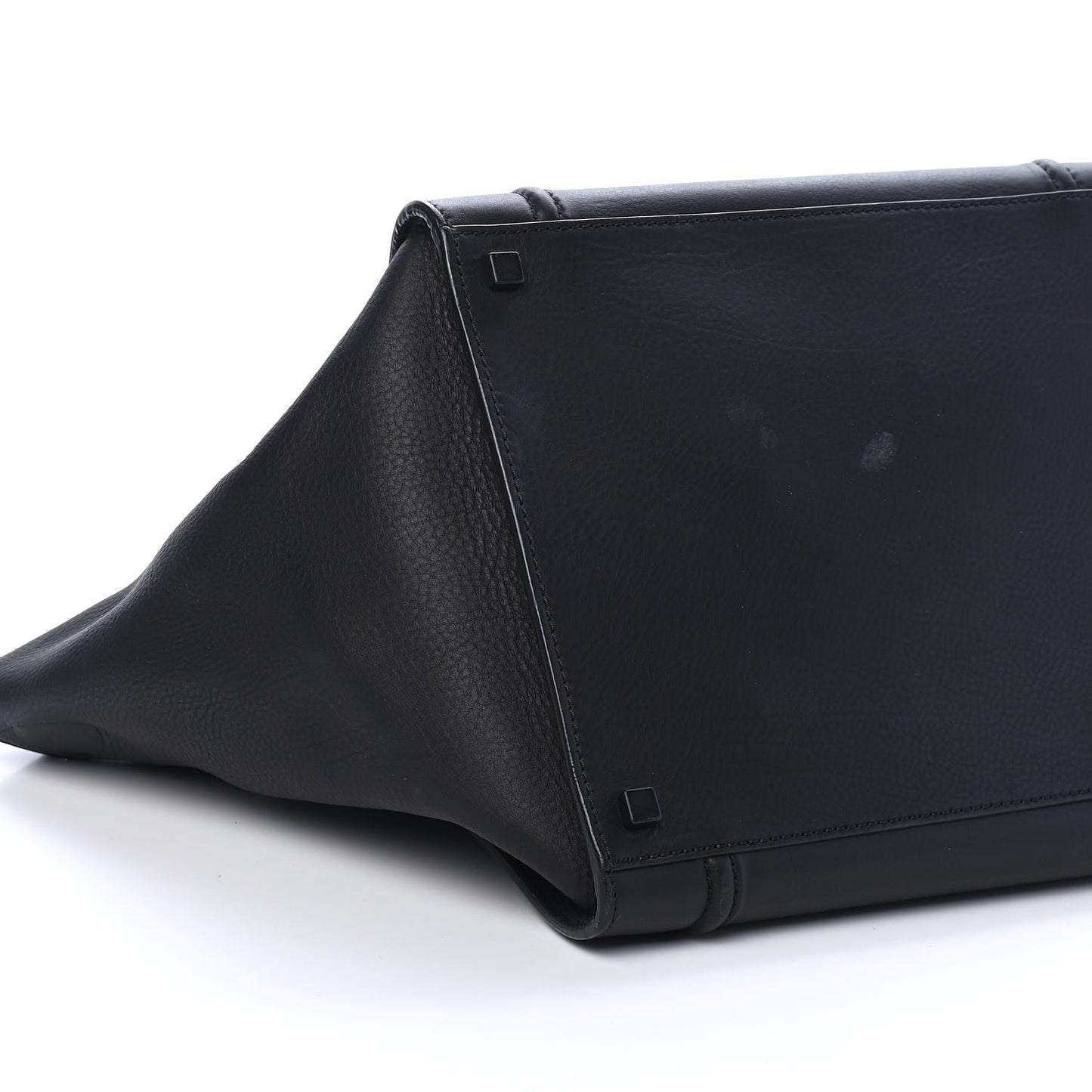 Supple Calfskin Medium Phantom Luggage Black