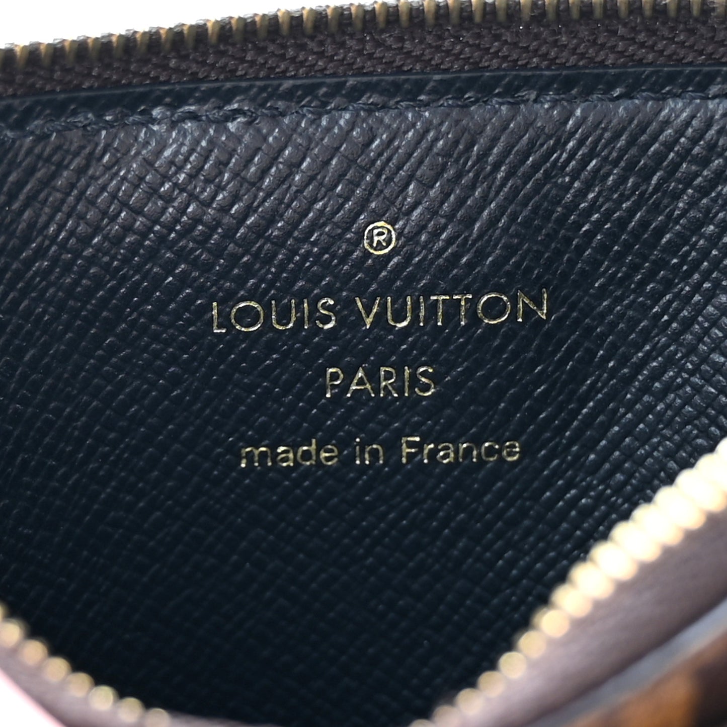 Monogram Recto Verso Card Holder Black