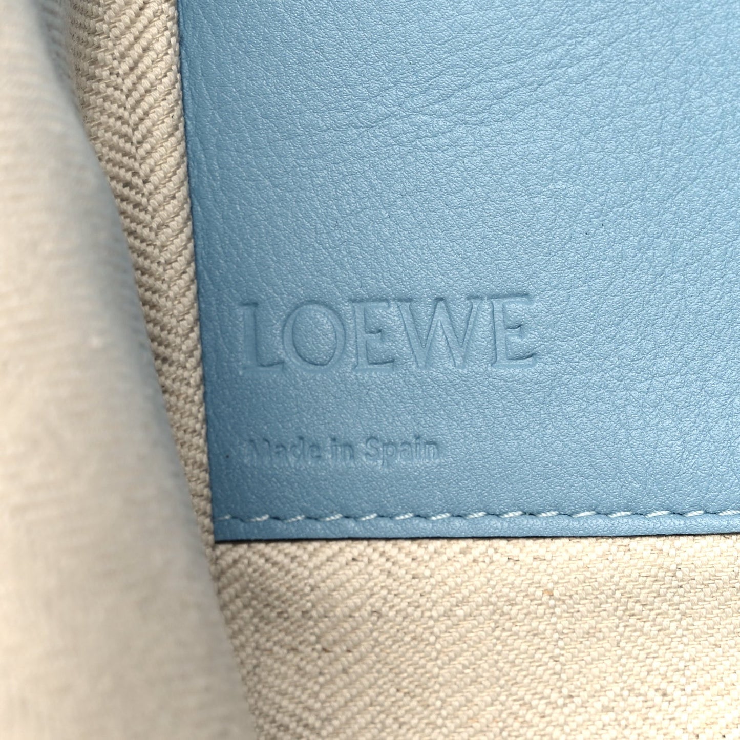 Calfskin Large Hammock Shoulder Bag Aqua Light Blue Stone