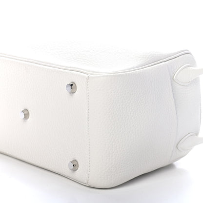 Hermes Taurillon Clemence Lindy 26 White 8 of 8
