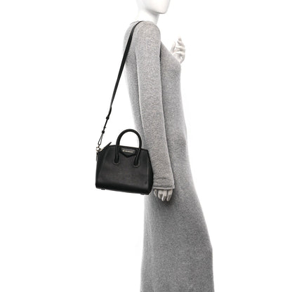 Givenchy Sugar Goatskin Mini Antigona Black 2 of 7
