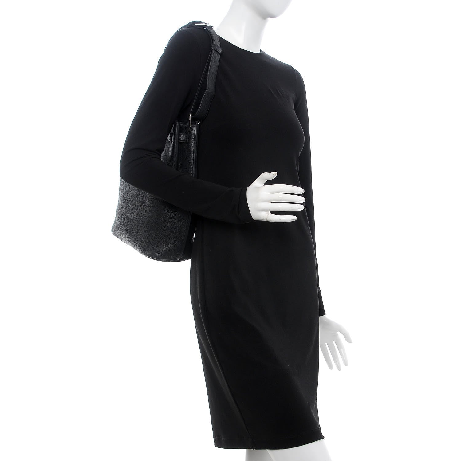 Hermes Taurillon Clemence So Kelly 22 Black 2 of 7