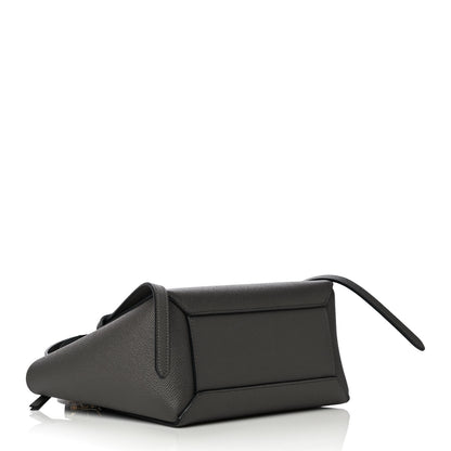 Celine Grained Calfskin Nano Belt Bag Grey 4 of 12
