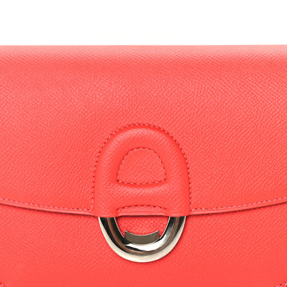 Hermes Epsom Cherche Midi Clutch Rouge Tomate 2 of 10