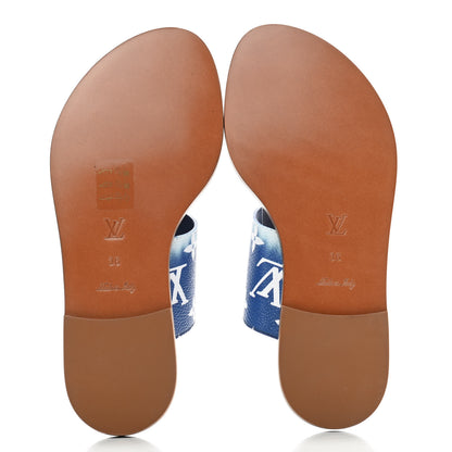 Louis Vuitton Monogram Escale Palma Sandals 36 Blue 6 of 8