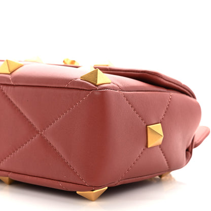 Valentino Garavani Nappa Medium Roman Stud Shoulder Bag Gingerbread 9 of 9
