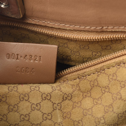 Gucci Suede Shoulder Bag Brown 7 of 12