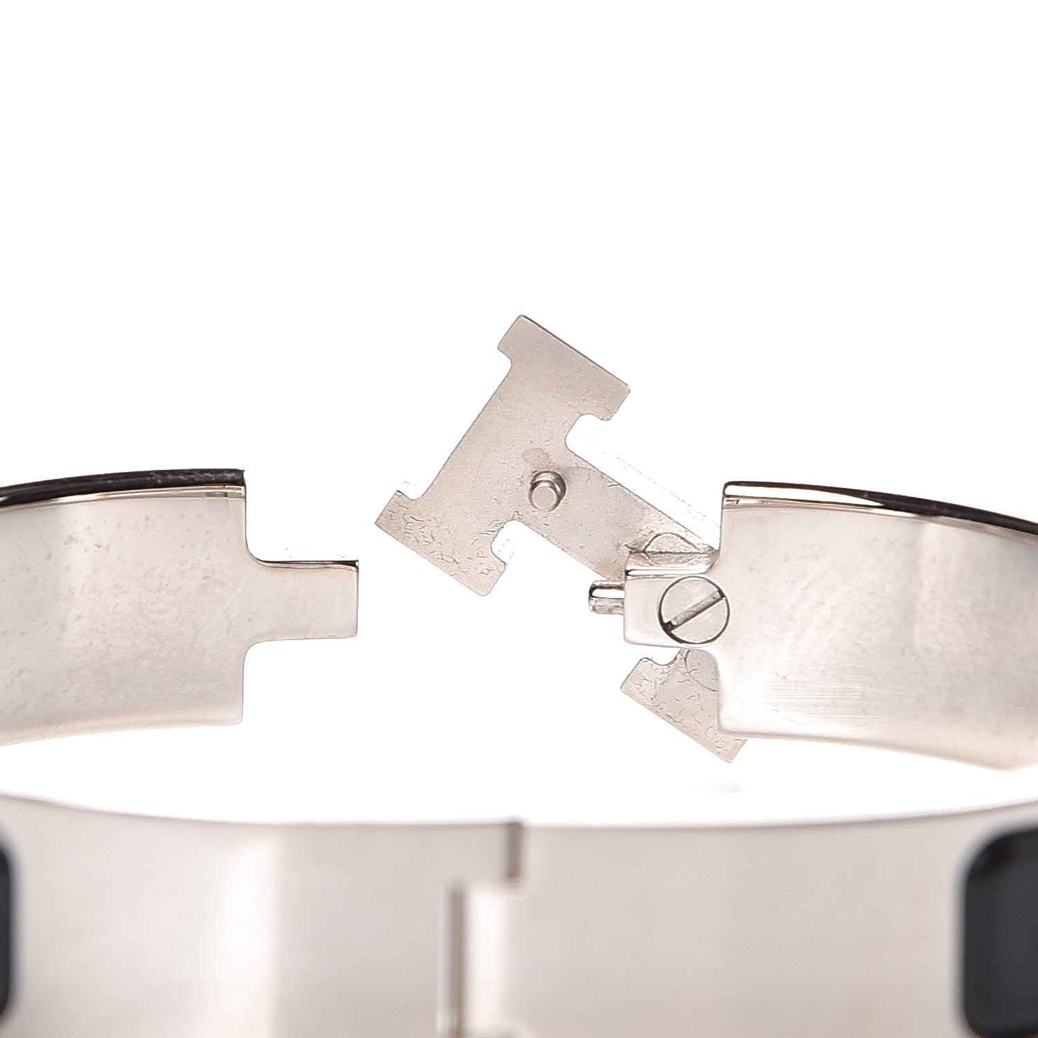 Hermes Enamel Narrow Clic Clac H Bracelet PM Black 5 of 6