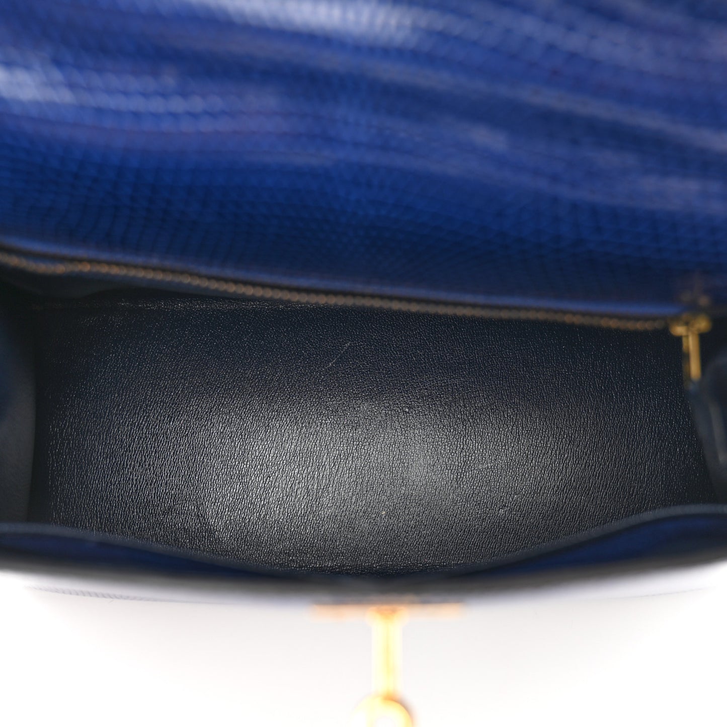 Lizard Kelly Sellier 28 Bleu Saphir