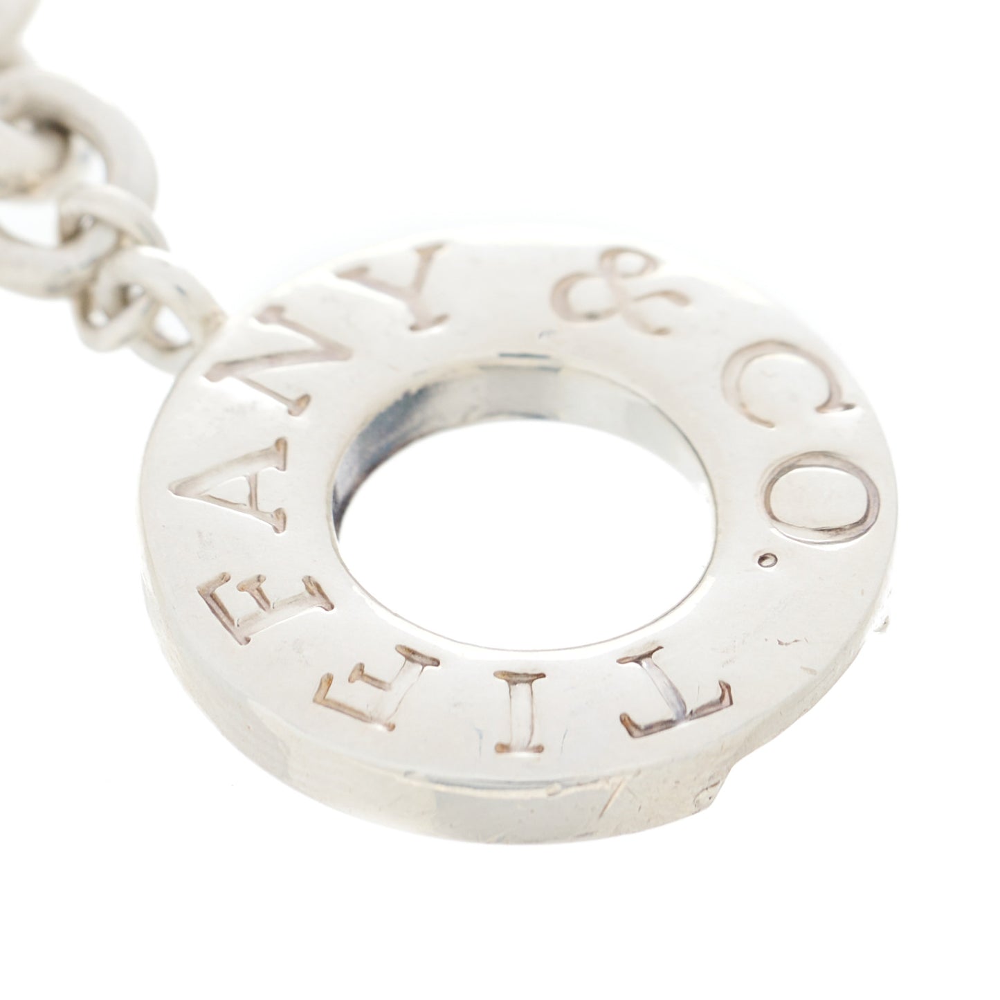 Sterling Silver Heart Tag Toggle Bracelet