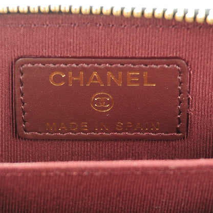 Chanel Caviar Quilted Zip Coin Purse Black 6 of 7