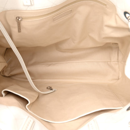 Chanel Grained Calfskin CC Pocket Tote White 5 of 12