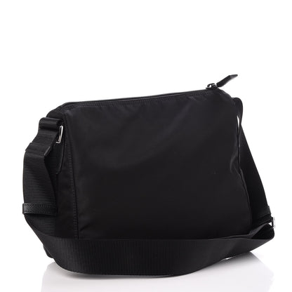 Prada Tessuto Nylon Messenger Bag Black 3 of 9