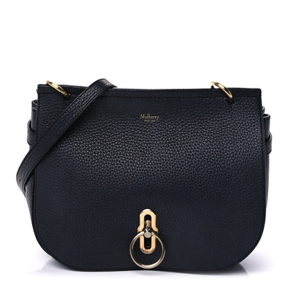 Mulberry Small Classic Grain Calfskin Small Amberley Satche Black 1 of 7