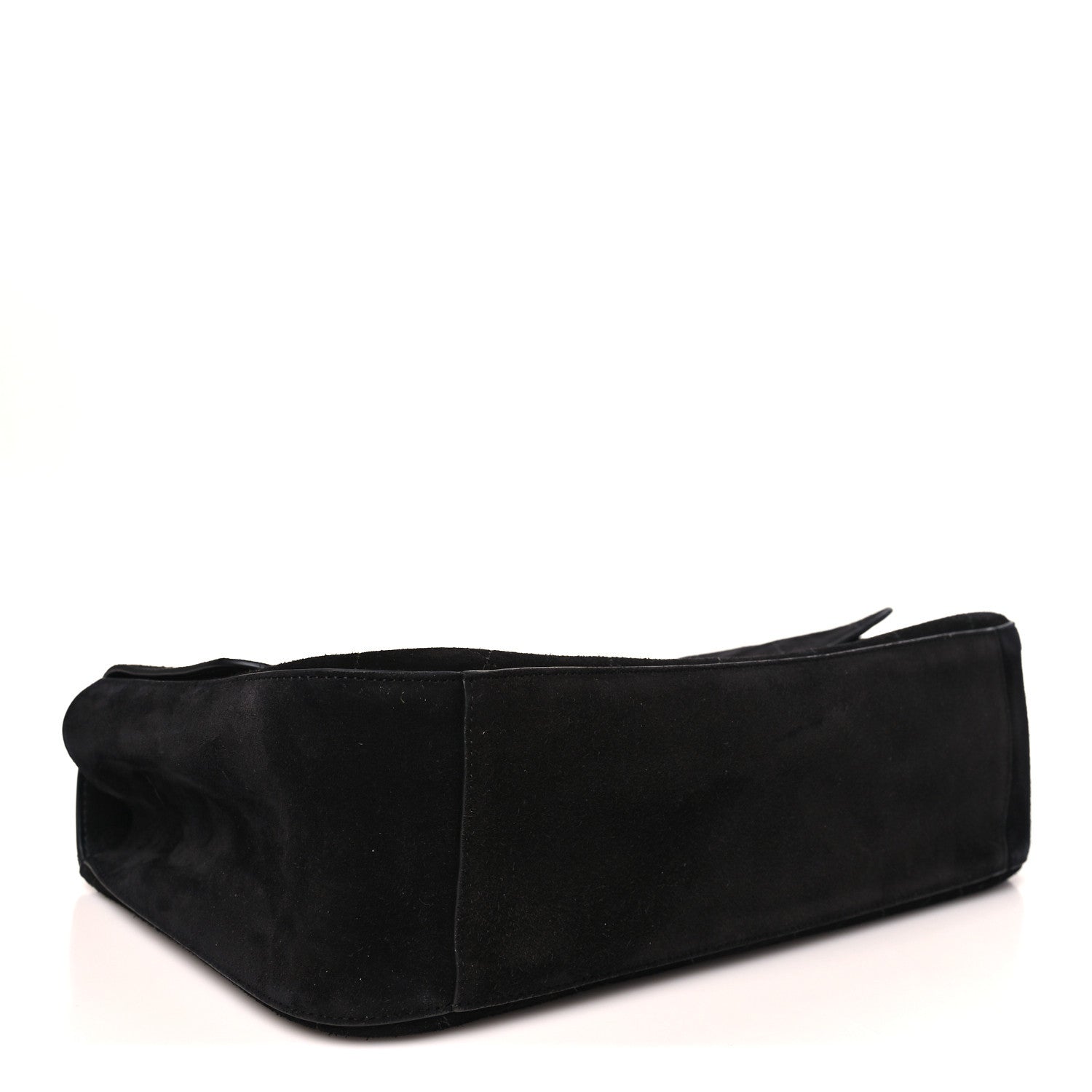 Chanel Suede Calfskin Small Maxi Flap  Black 4 of 11