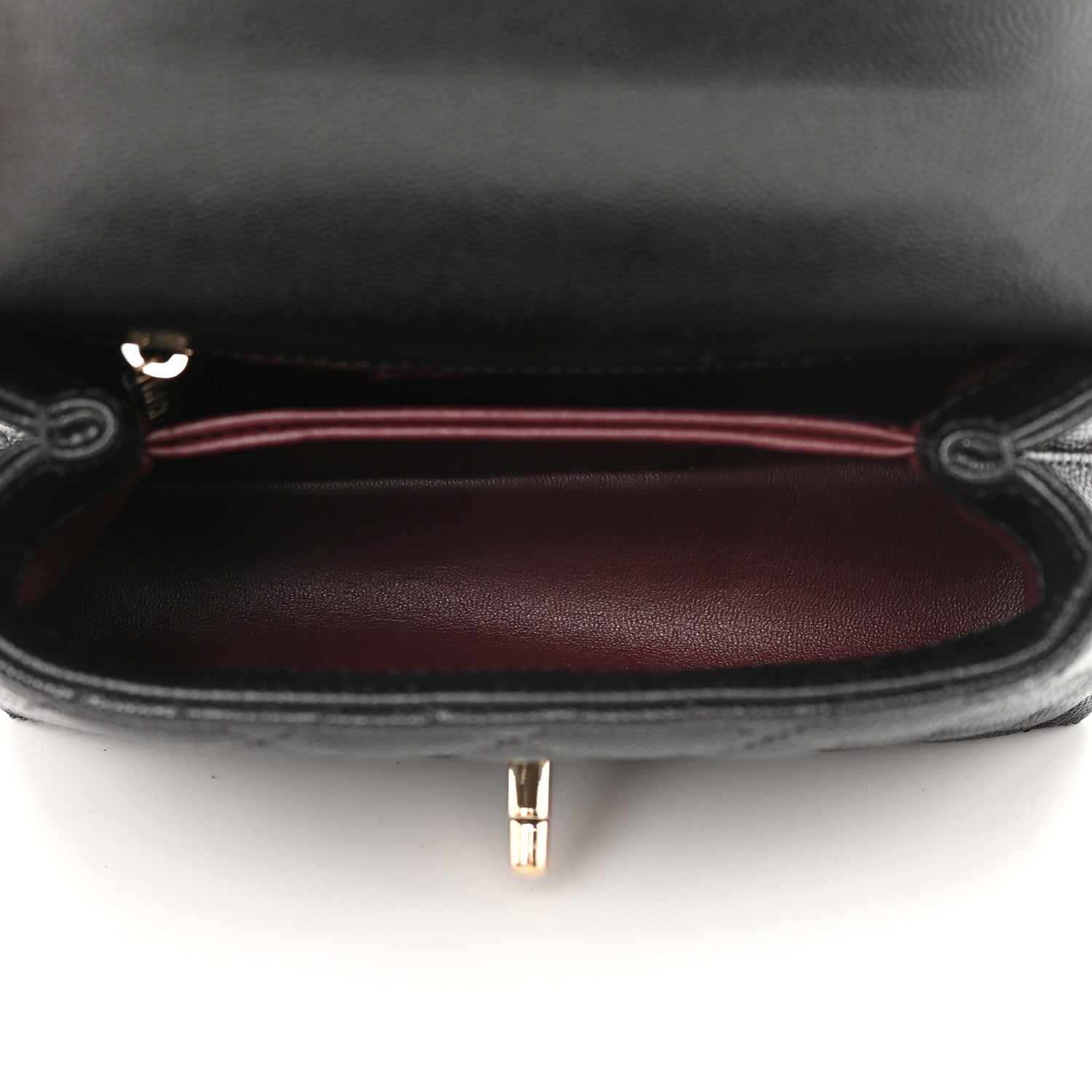 Chanel Caviar Quilted Extra Mini Coco Handle Flap Black 5 of 13