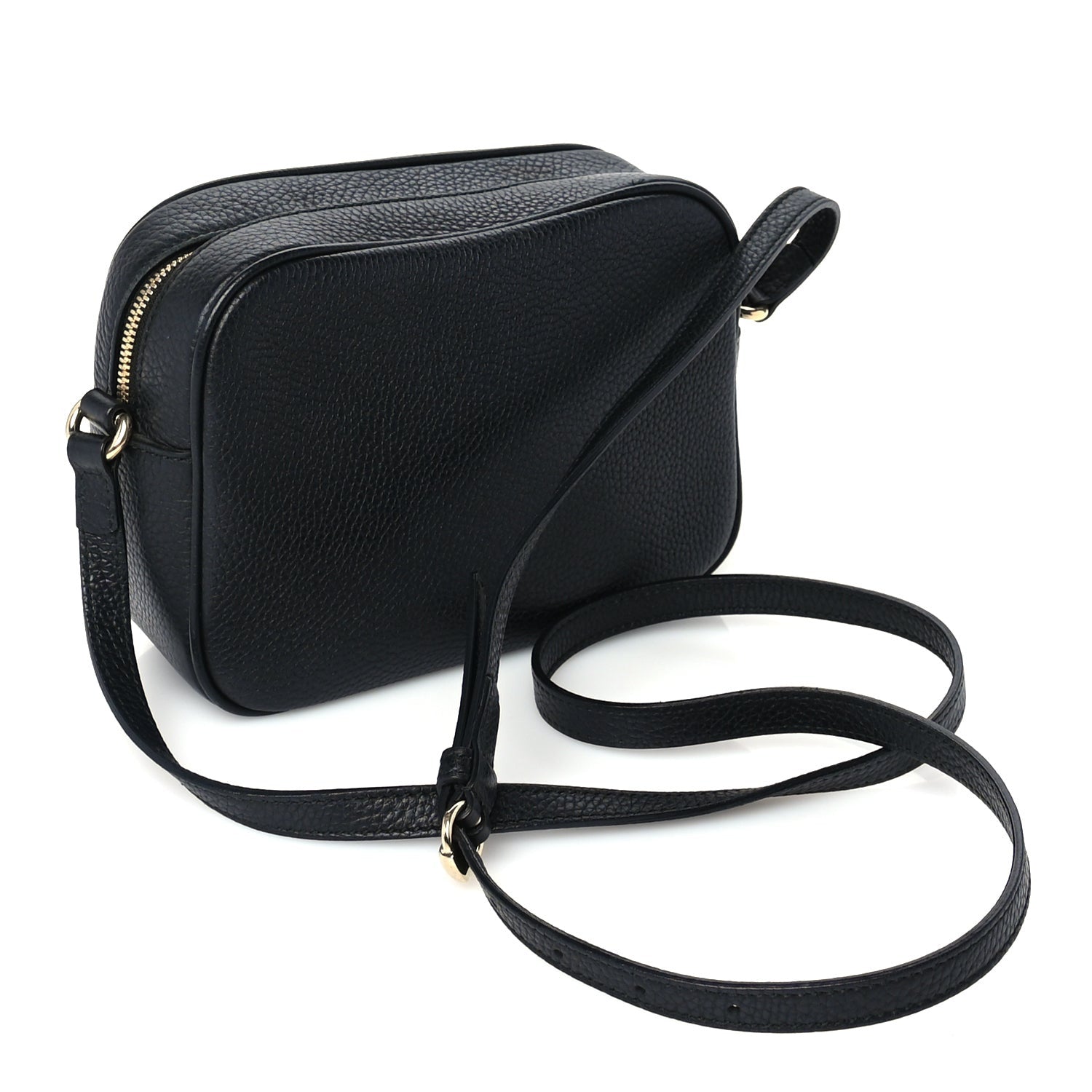 Gucci Pebbled Calfskin Small Soho Disco Bag  Black 3 of 9