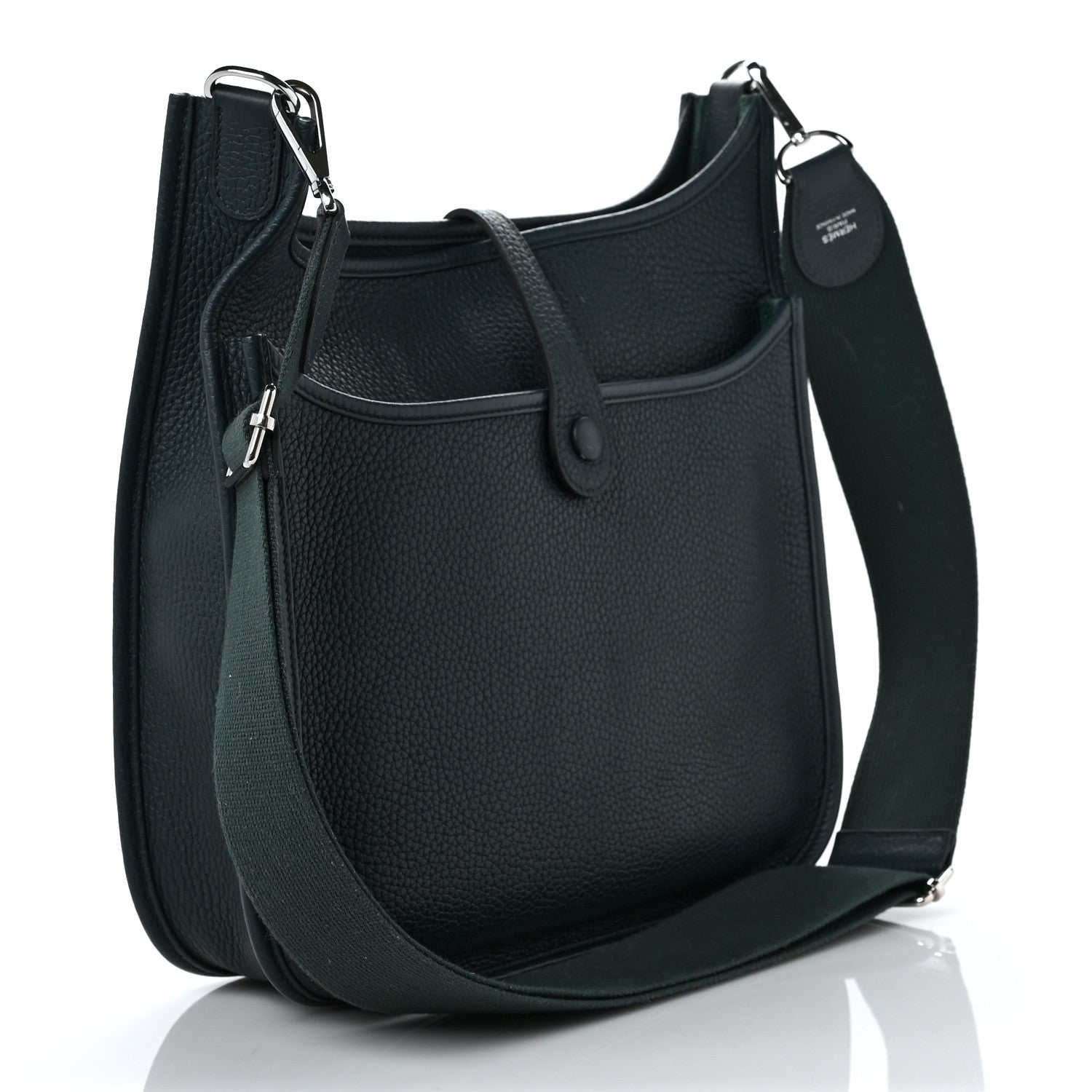 Hermes Taurillon Clemence Evelyne III PM Vert Cypress 2 of 8