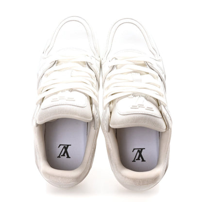 Louis Vuitton Calfskin Womens LV Trainer Sneakers White 2 of 7
