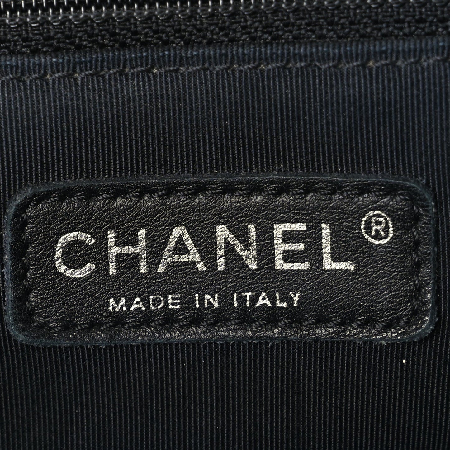 Lambskin Quilted Large Boy Flap Black