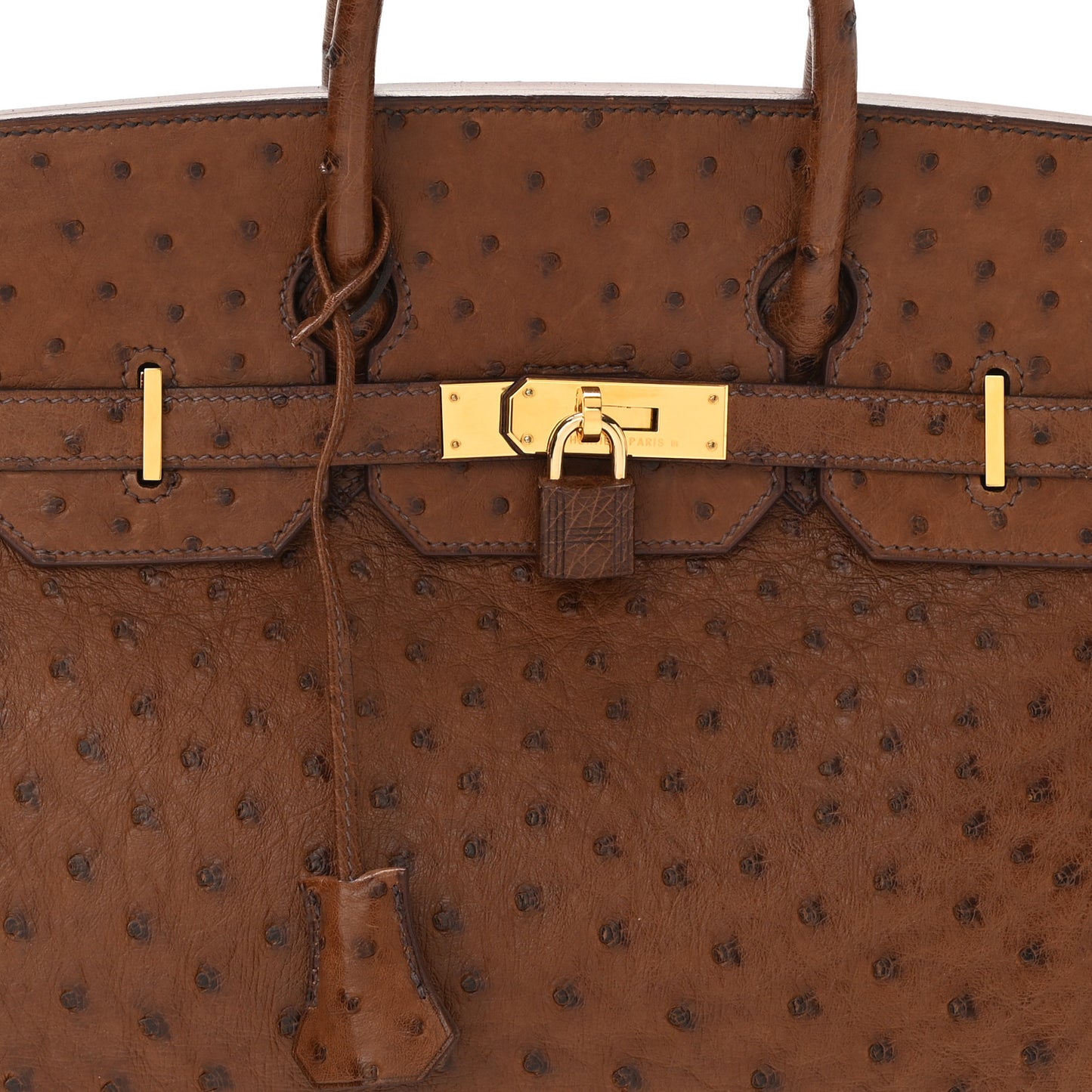 Ostrich HAC Birkin 32 Gold