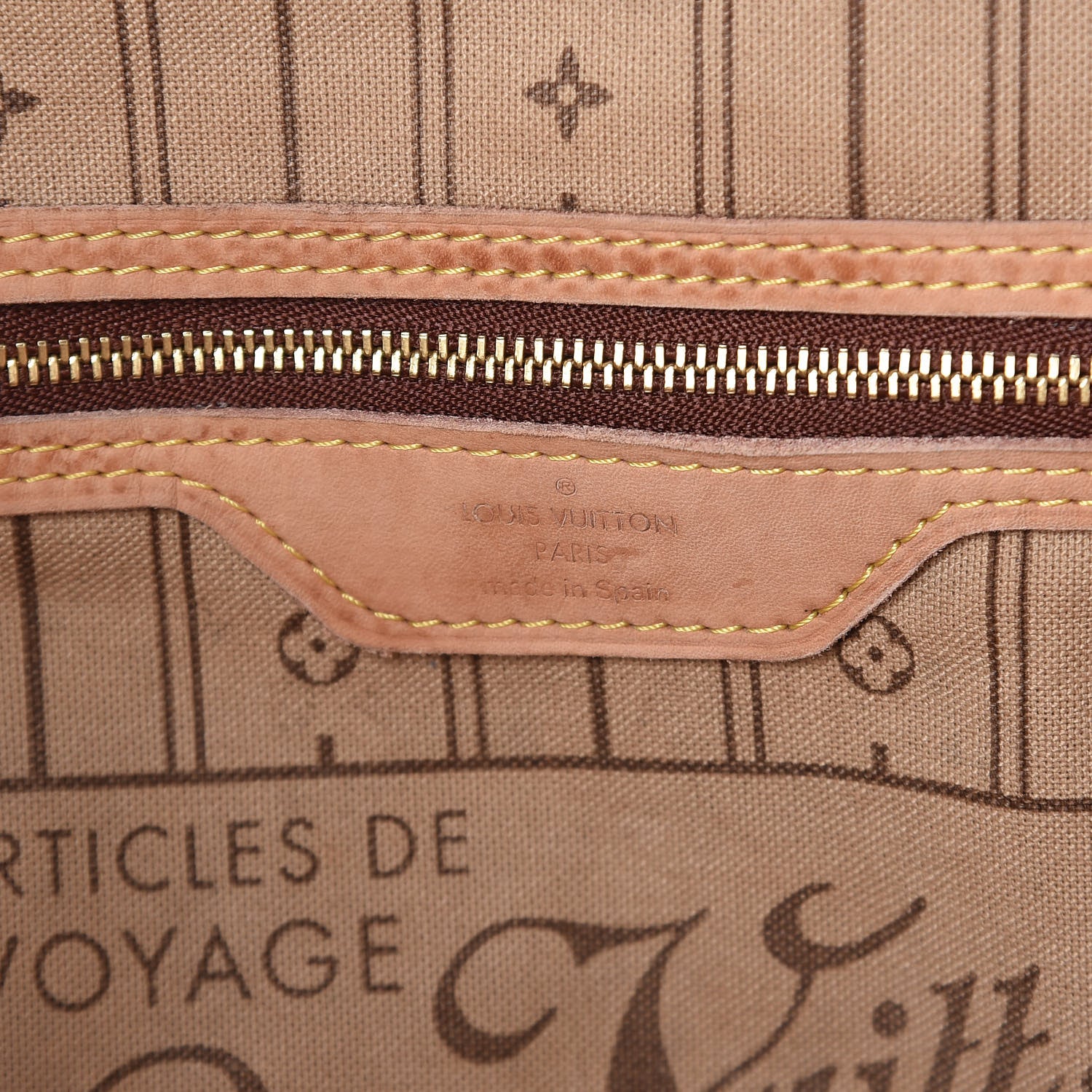 Louis Vuitton Monogram Neverfull MM 6 of 15