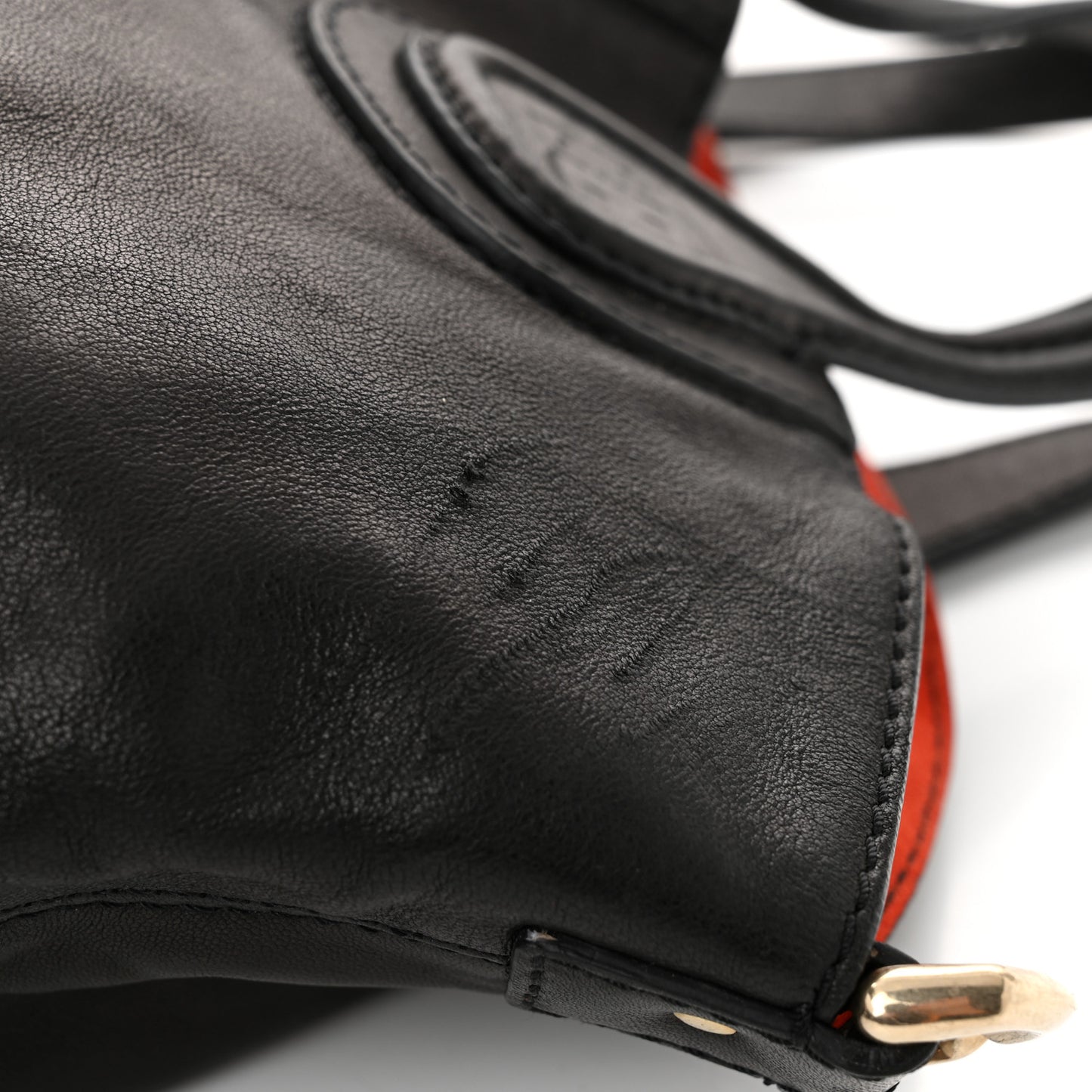 Lambskin Nightingale North South Tote Black