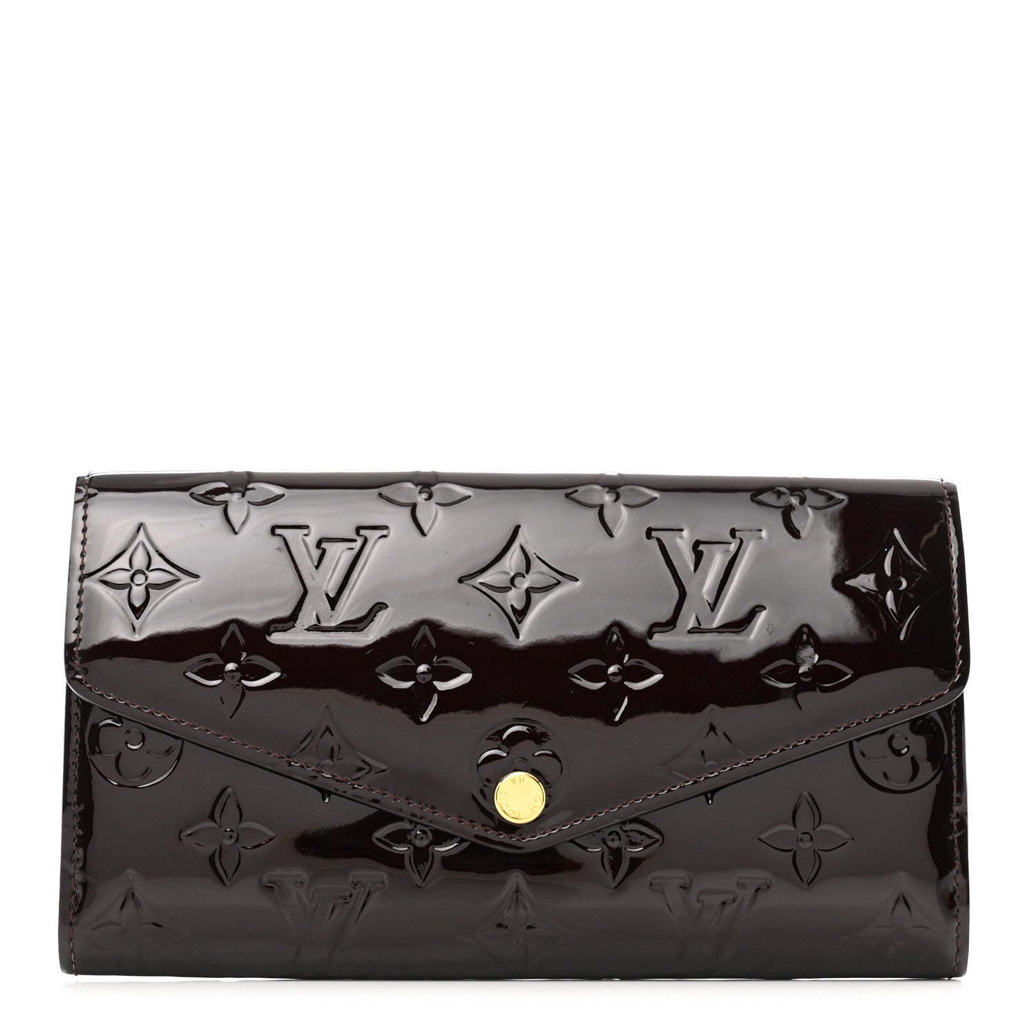Louis Vuitton Vernis Sarah Wallet NM Amarante 1 of 8