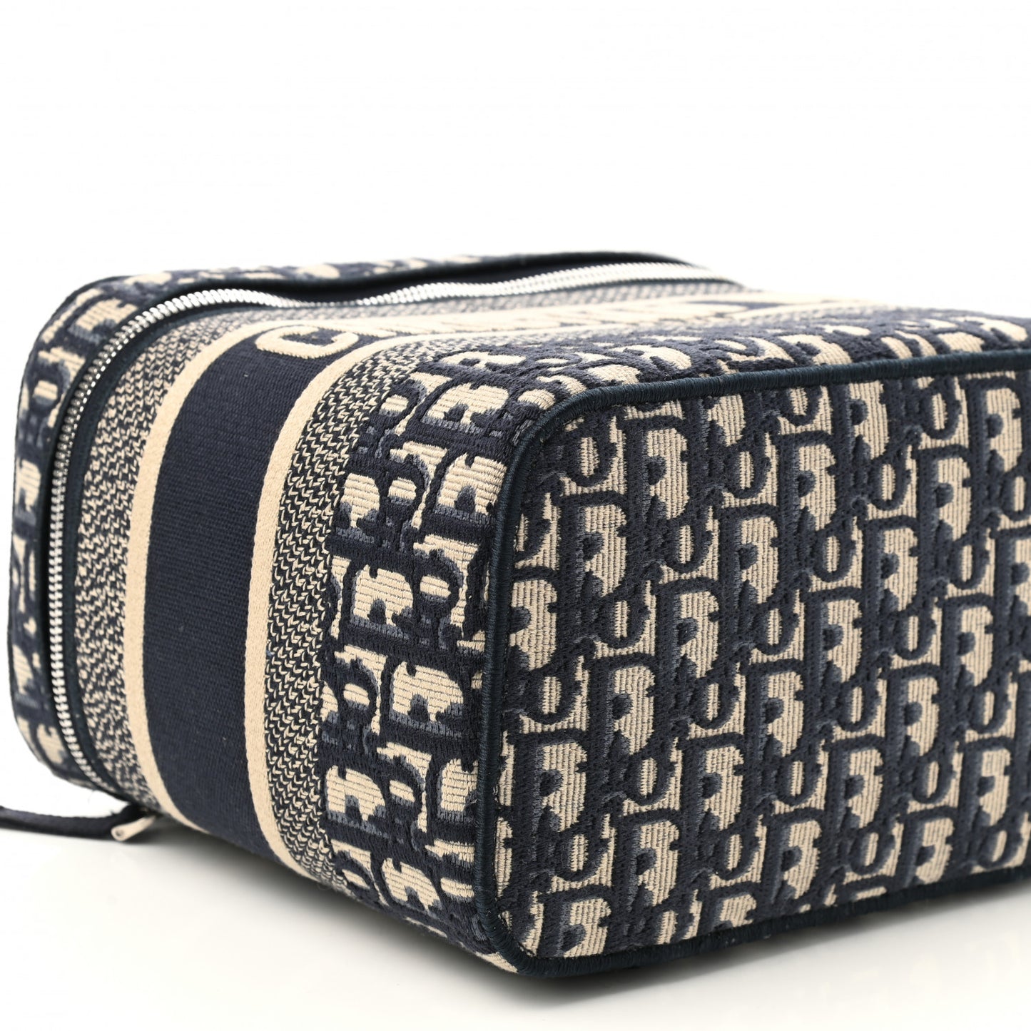 Oblique Diortravel Vanity Case Blue