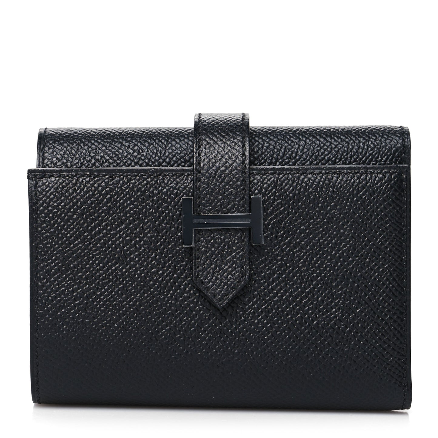 Epsom Tri-Fold Compact Monochrome Bearn Wallet Black
