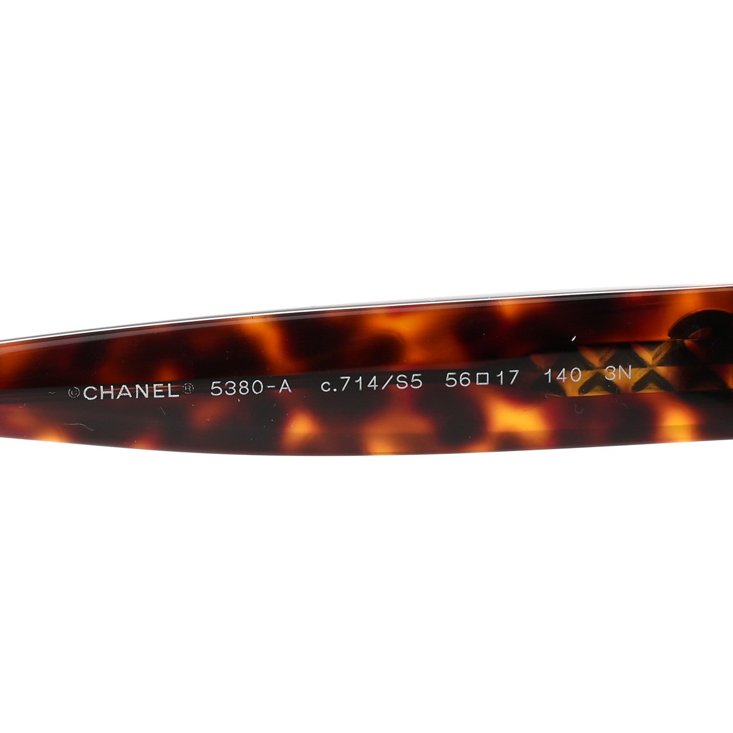 Chanel Acetate Runway Square Sunglasses 5380-A Dark Tortoise 5 of 8