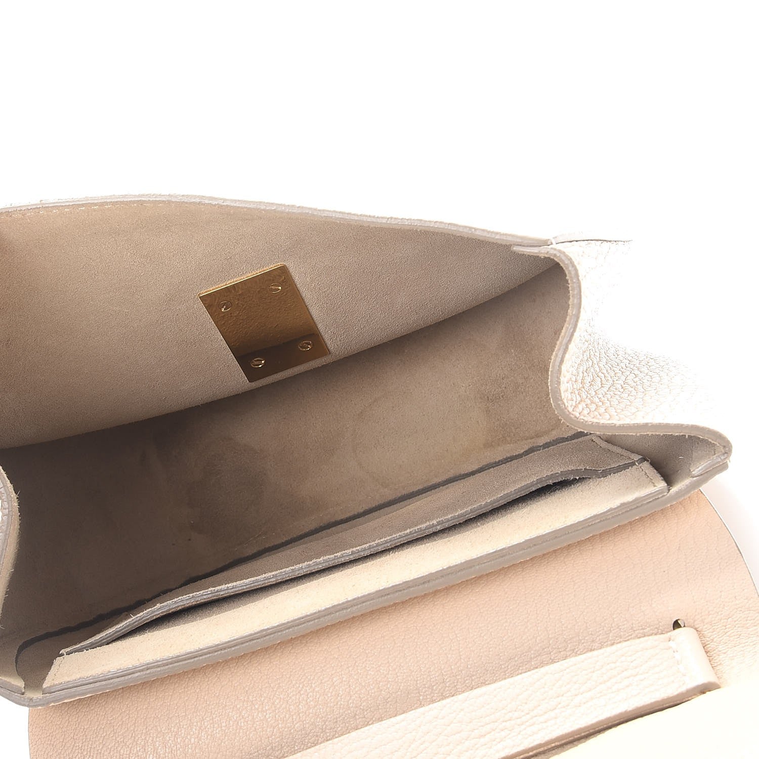 Chloe Grained Lambskin Drew Shoulder Bag Abstract White 5 of 11