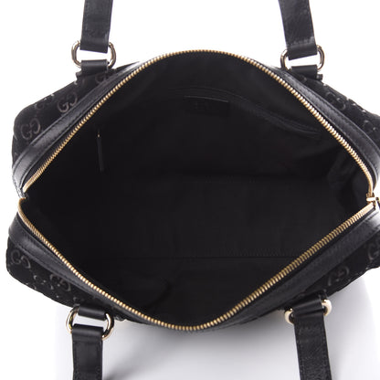 Gucci Guccissima Suede Charmy Boston Black 5 of 11