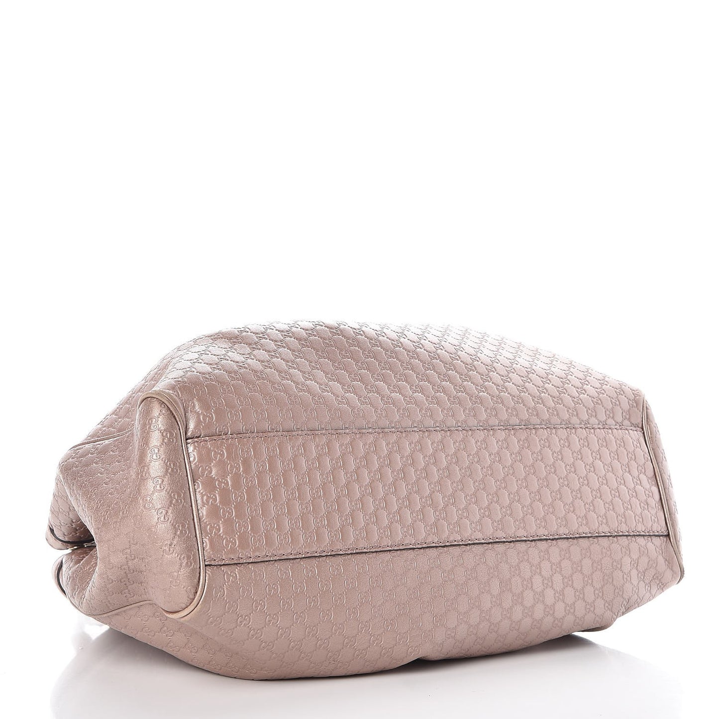 Metallic Microguccissima Medium Sukey Tote Dark Cipria