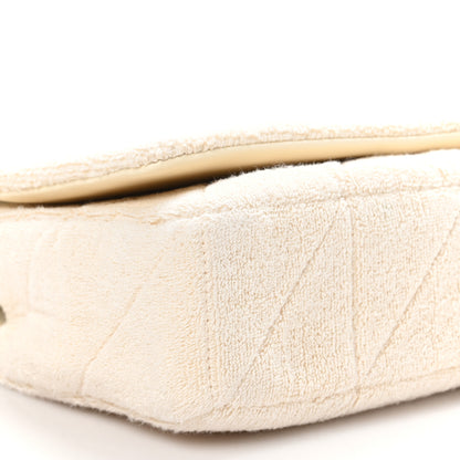 Saint Laurent Terry Patchwork Monogram Medium Jamie Tropical Sand 10 of 10