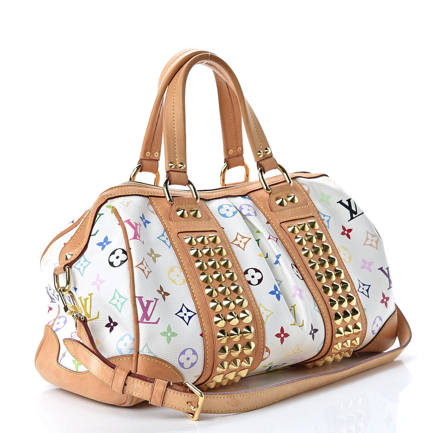 Louis Vuitton Monogram Multicolor Courtney MM White 4 of 16