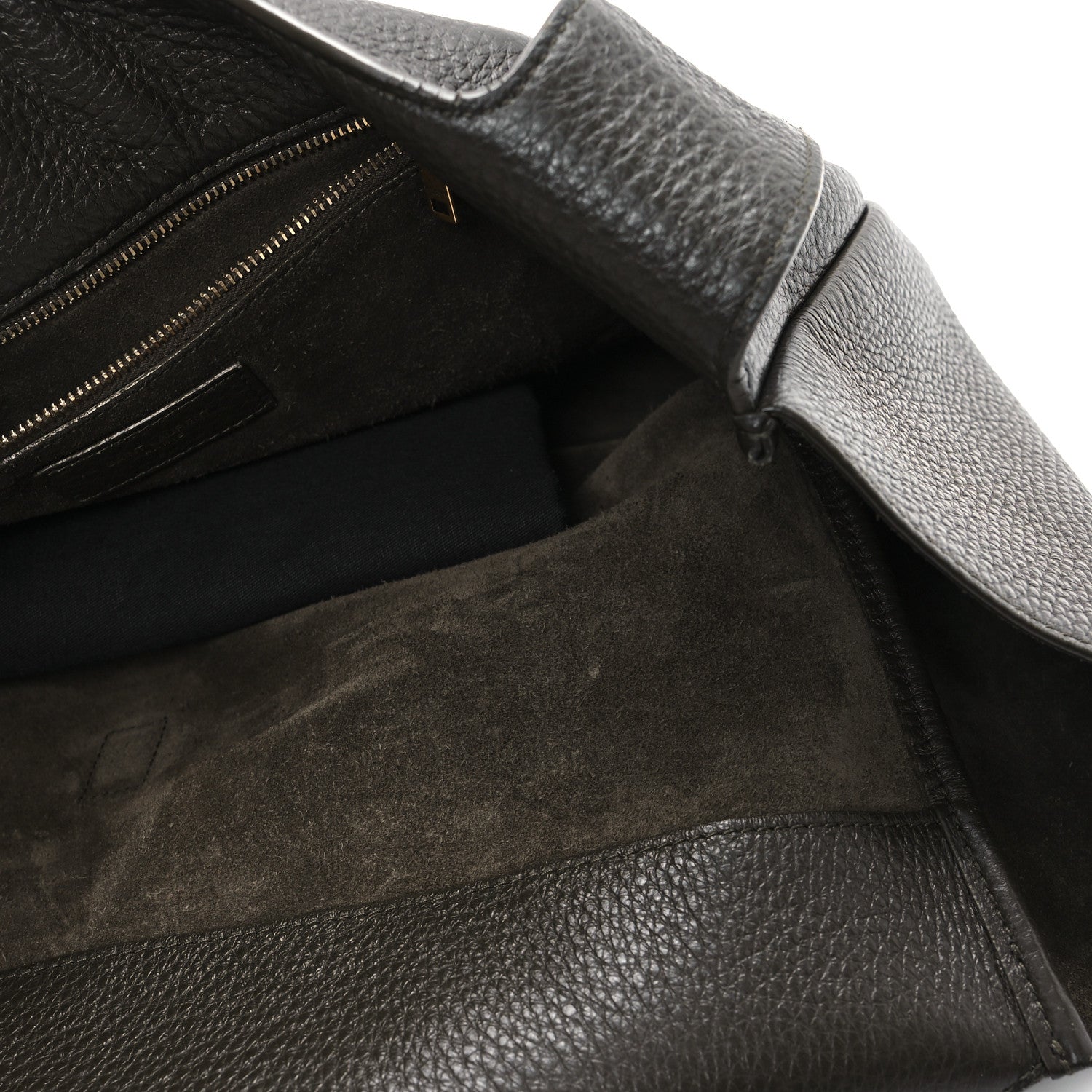 Saint Laurent Grained Deerskin Bea Tote Musk 13 of 15