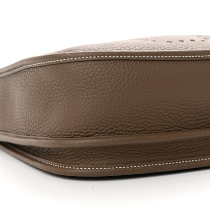 Hermes Taurillon Clemence Evelyne III PM Etoupe 9 of 11