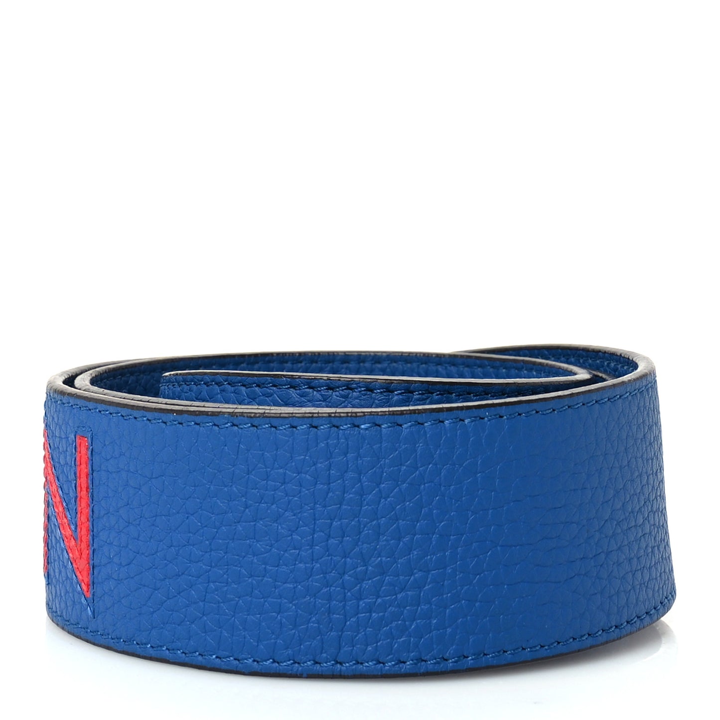 Taurillon Bandouliere Shoulder Strap Blue