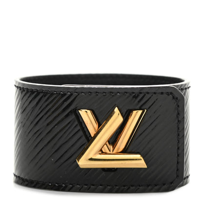 Louis Vuitton Epi Electric Twist It Cuff 17 Black 1 of 6