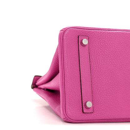 Hermes Taurillon Clemence Birkin 30 Magnolia 9 of 11