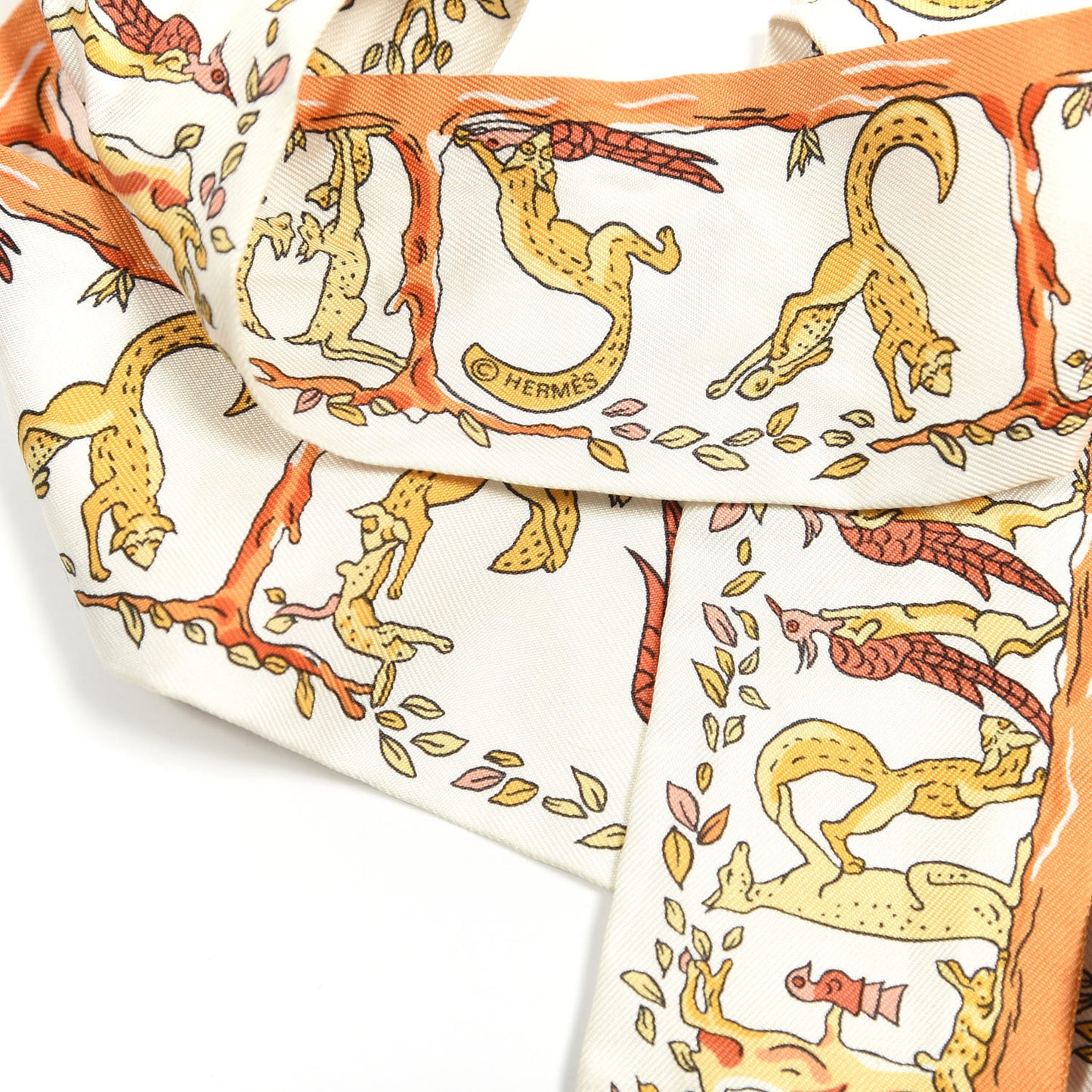 Silk Alphabet Twilly