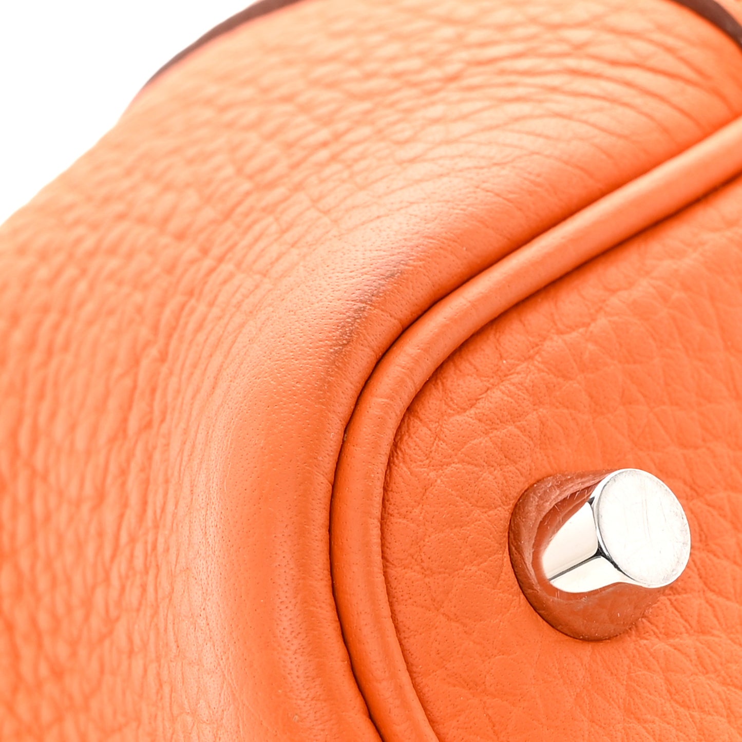 Taurillon Clemence Picotin Lock 18 PM Orange