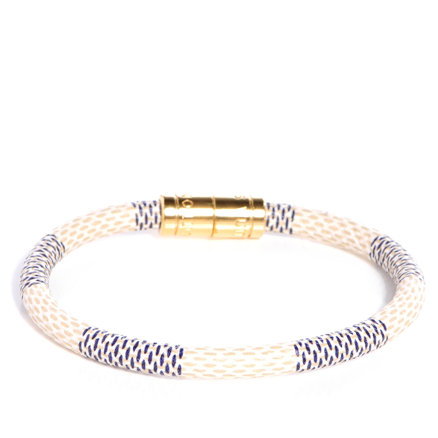 Louis Vuitton Damier Azur Keep It Bracelet 17 4 of 5