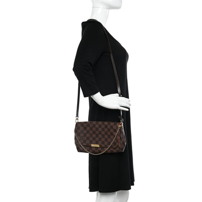 Louis Vuitton Damier Ebene Favorite MM 2 of 10