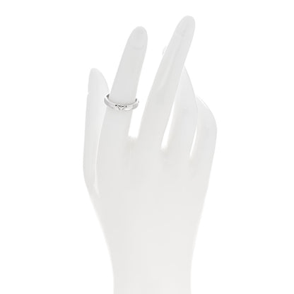 Louis Vuitton 18K White Gold LV Volt Multi Wedding Band Ring 52 6 2 of 5