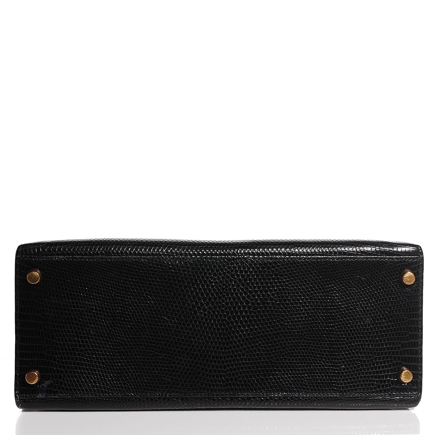 Hermes Lizard Kelly Sellier 28 Black 6 of 26