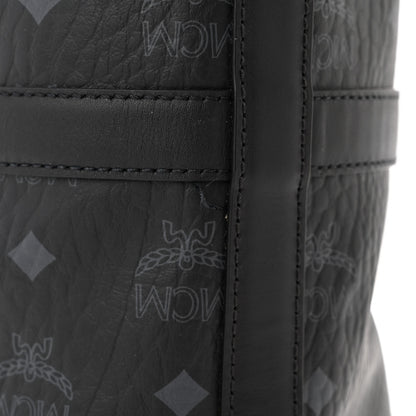 MCM Visetos Medium Delmy Shopper Tote Black 10 of 10