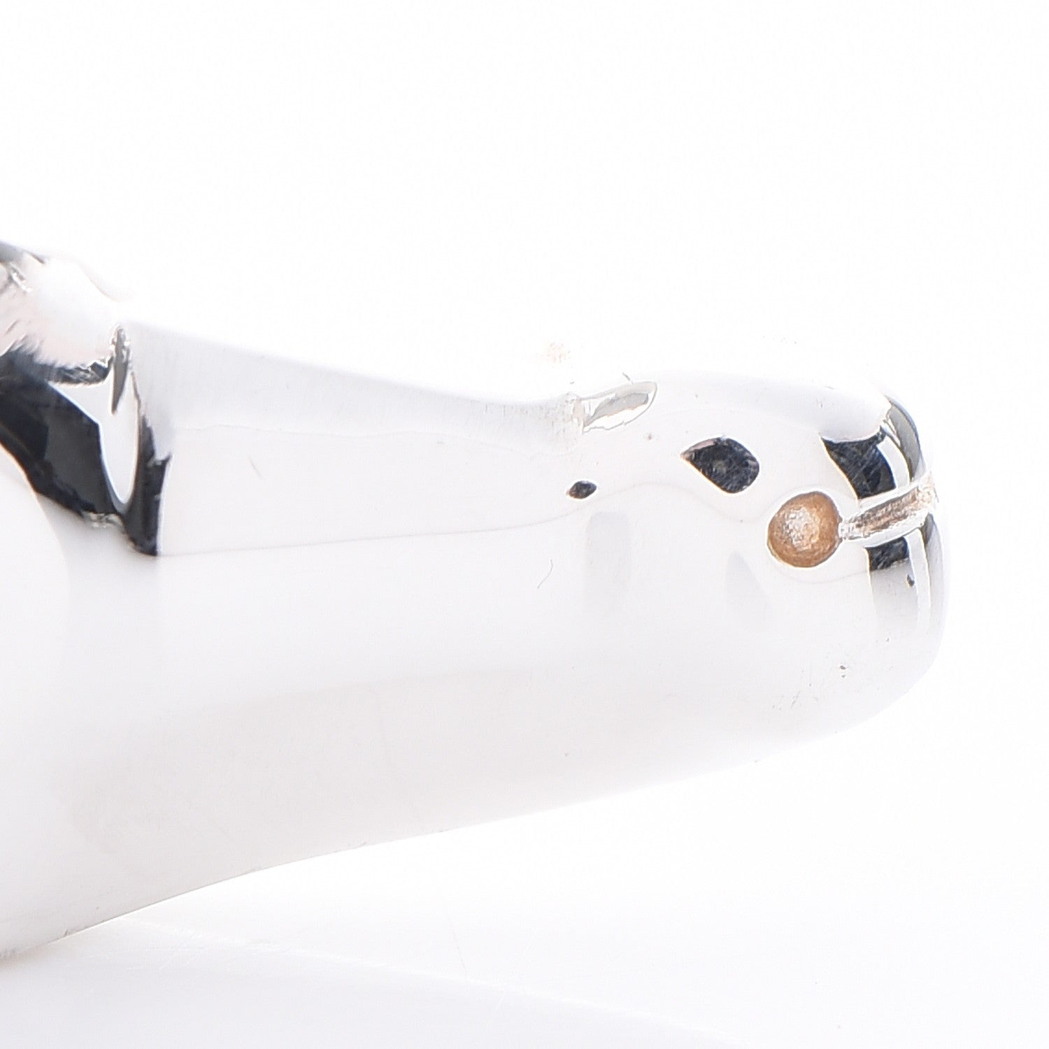 Hermes Sterling Silver Large Galop Ring 59 8.75 4 of 6